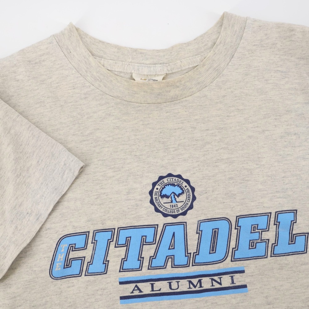Vintage USA The Cotton Exchange Citadel Alumni T-Shirt Short Sleeve Mens Small